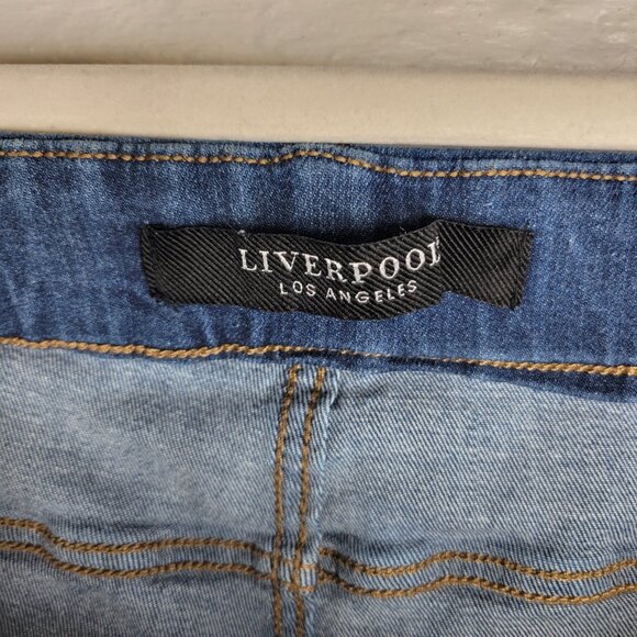 Liverpool Women's Size 4 Jeans The Crop Pull On - Picture 5 of 8